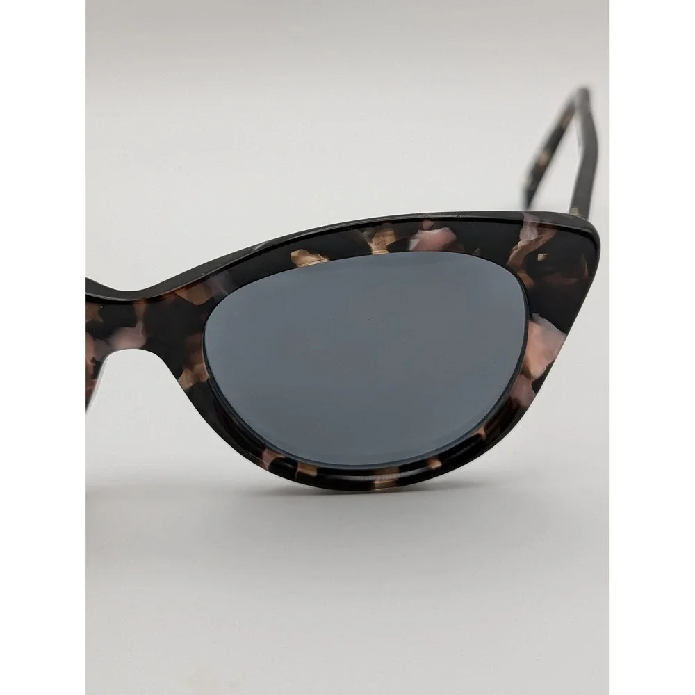 Warby Parker Leta W 172 Black Currant Tortoise Cat Eye Sunglass Frames Only